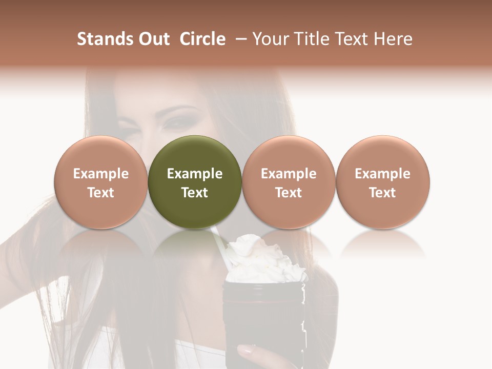 Photography Happy Woman PowerPoint Template