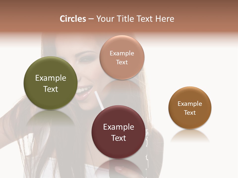 Photography Happy Woman PowerPoint Template