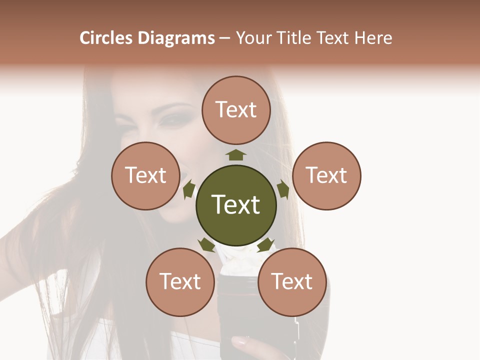 Photography Happy Woman PowerPoint Template