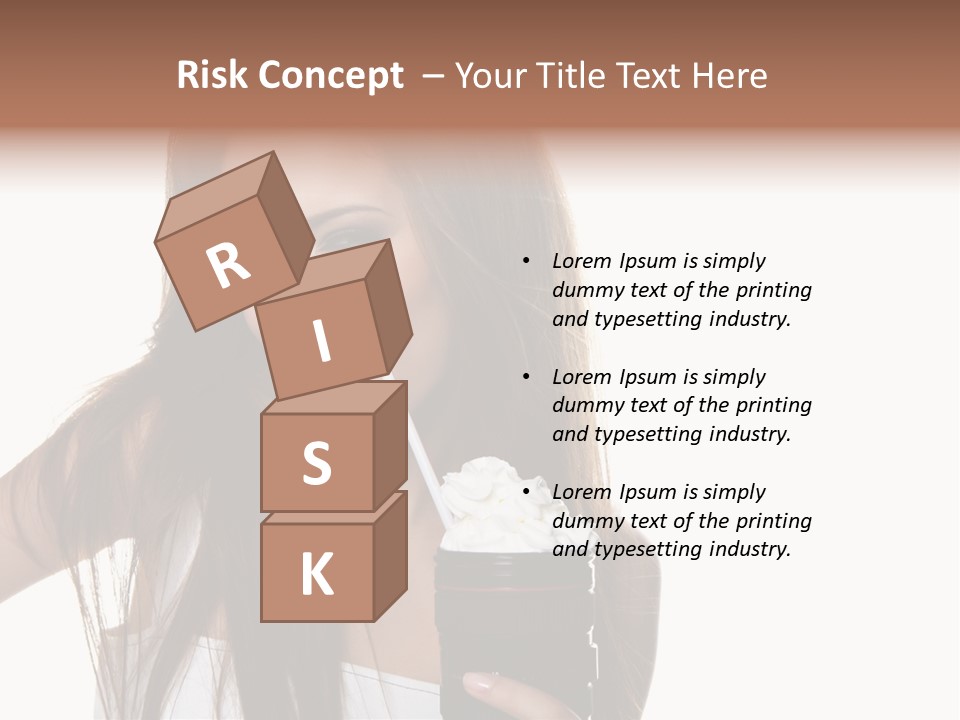 Photography Happy Woman PowerPoint Template