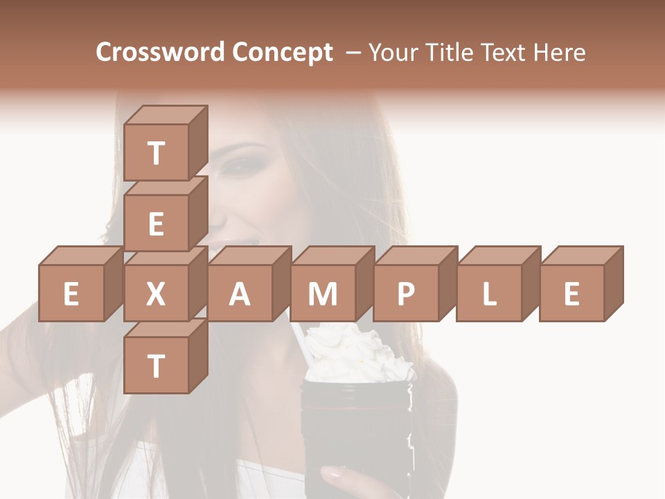 Photography Happy Woman PowerPoint Template