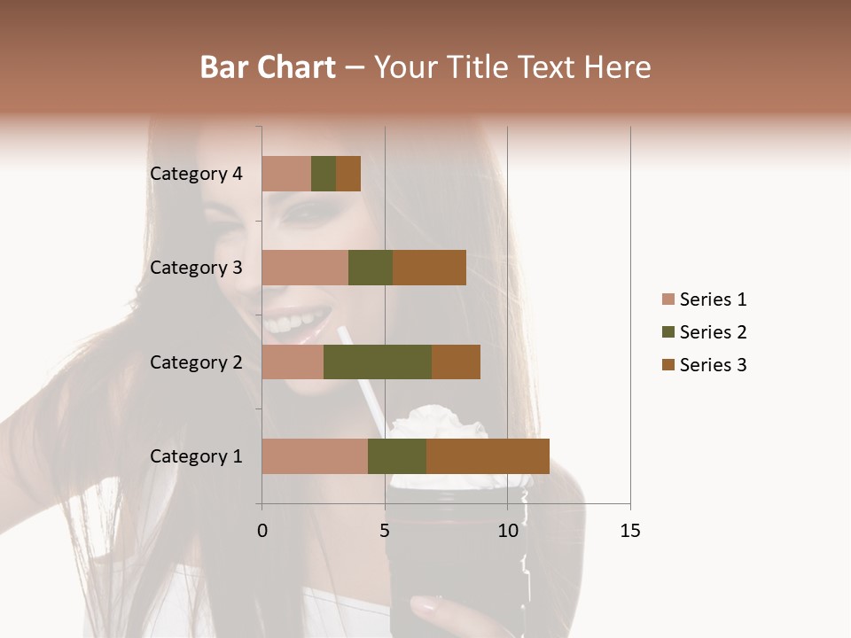 Photography Happy Woman PowerPoint Template