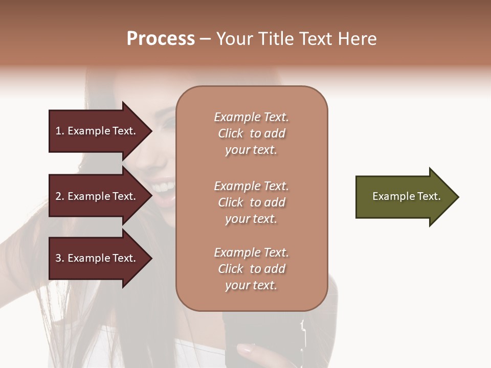 Photography Happy Woman PowerPoint Template