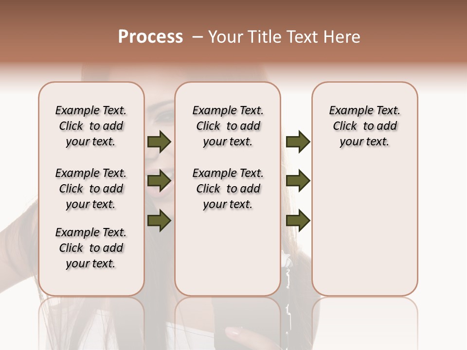 Photography Happy Woman PowerPoint Template