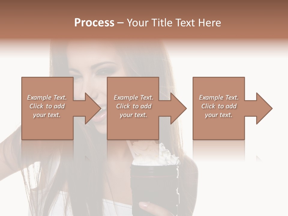 Photography Happy Woman PowerPoint Template