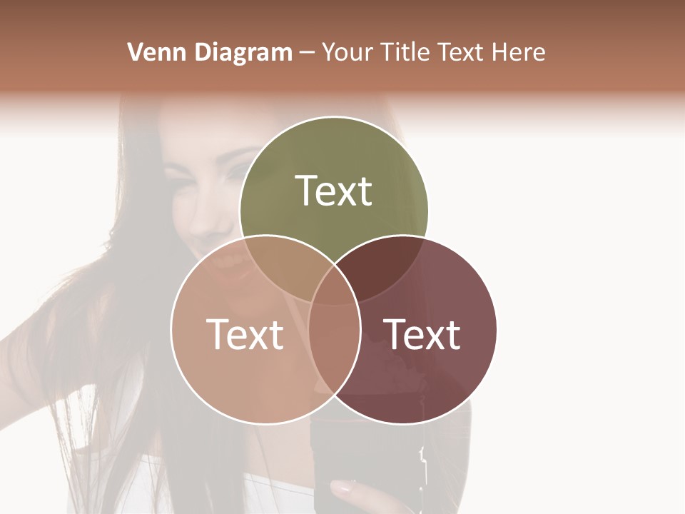 Photography Happy Woman PowerPoint Template