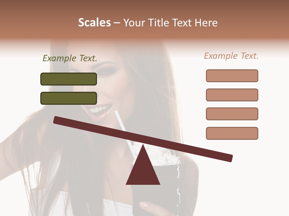 Photography Happy Woman PowerPoint Template