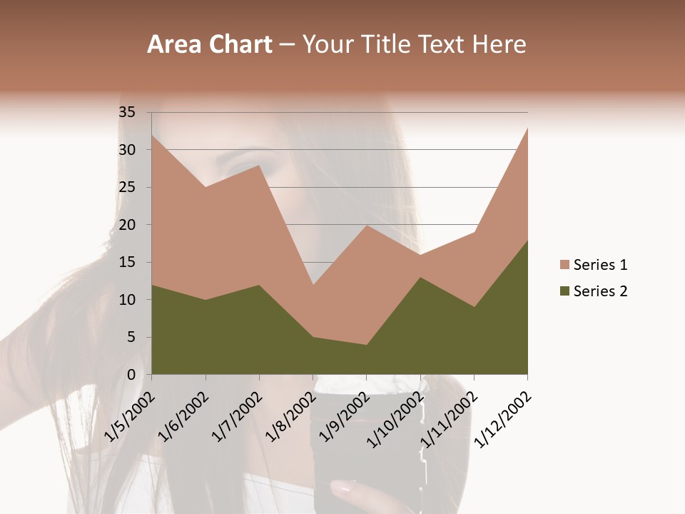 Photography Happy Woman PowerPoint Template