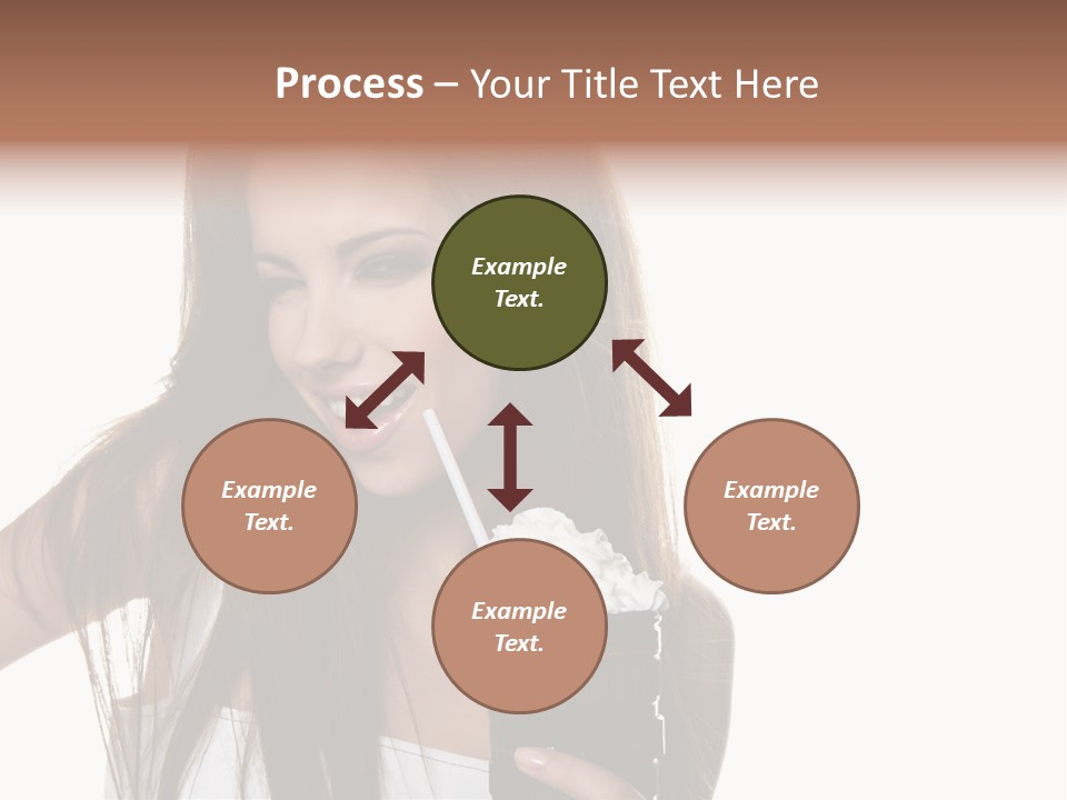 Photography Happy Woman PowerPoint Template