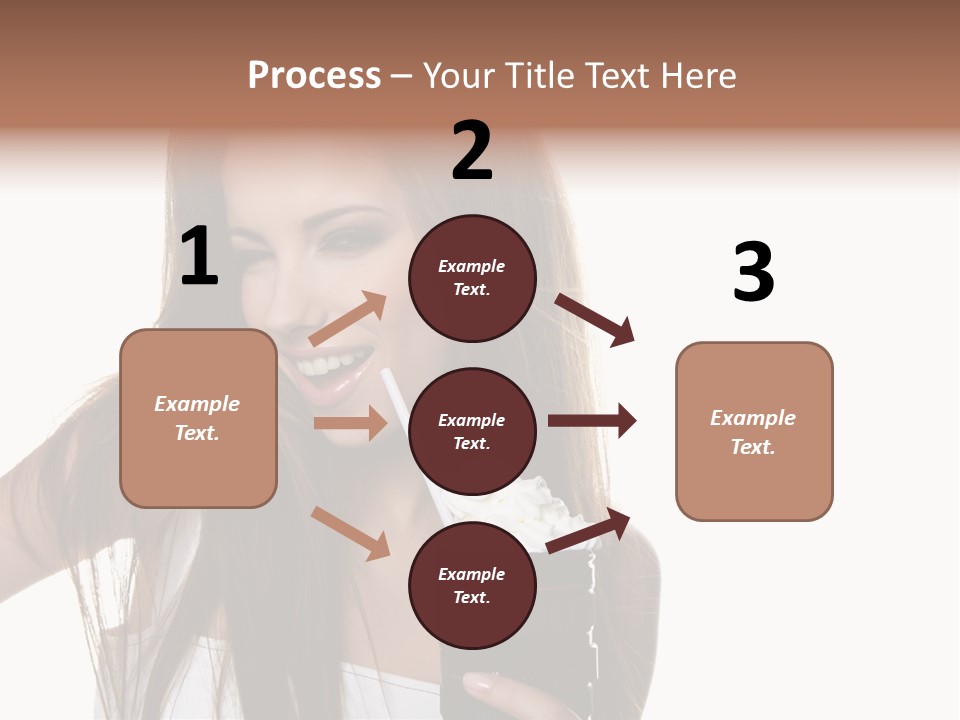 Photography Happy Woman PowerPoint Template