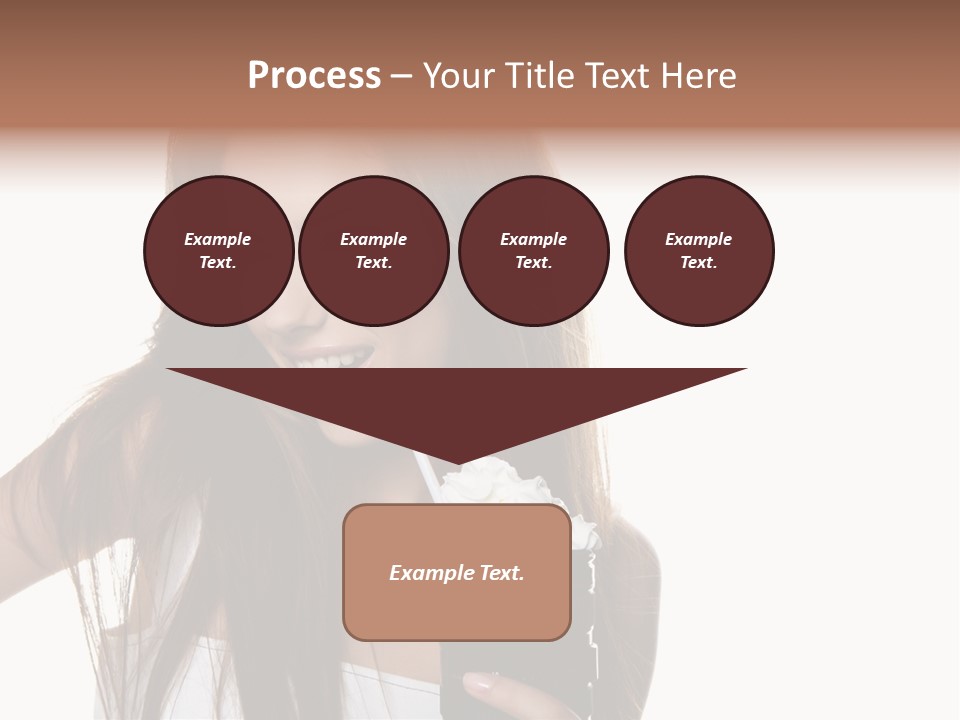 Photography Happy Woman PowerPoint Template