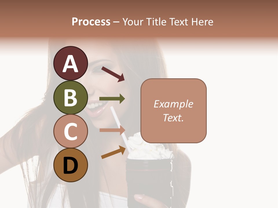 Photography Happy Woman PowerPoint Template