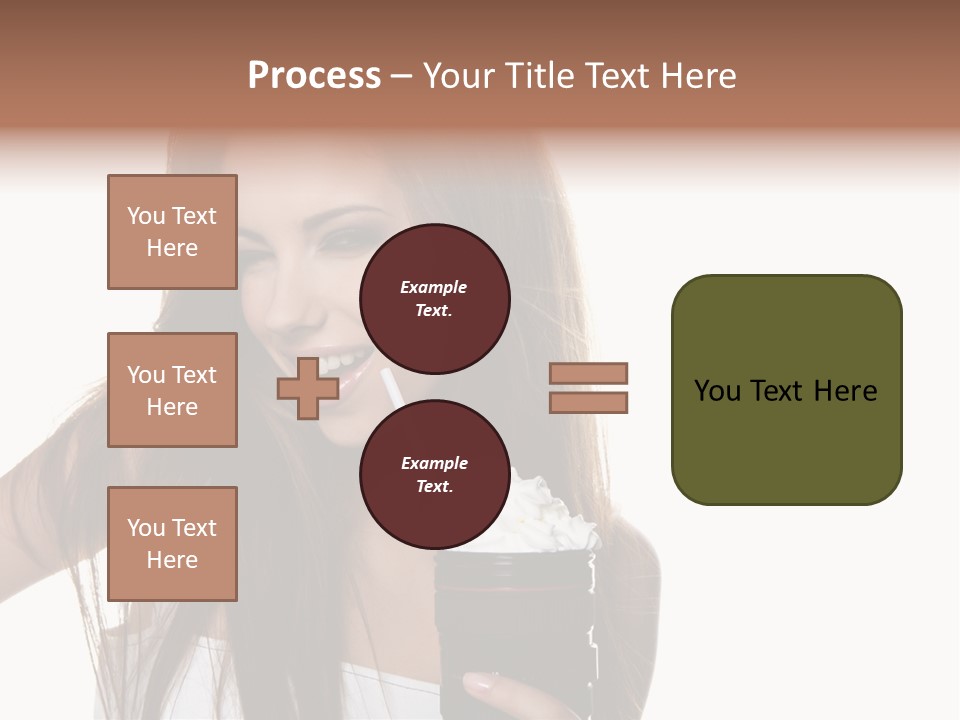 Photography Happy Woman PowerPoint Template