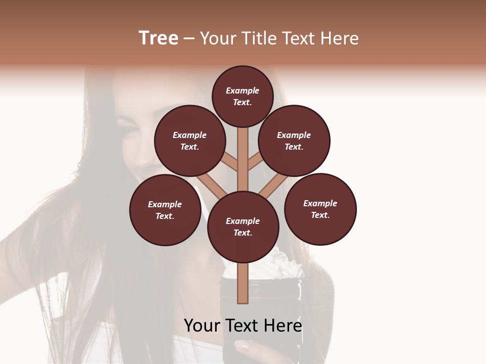 Photography Happy Woman PowerPoint Template