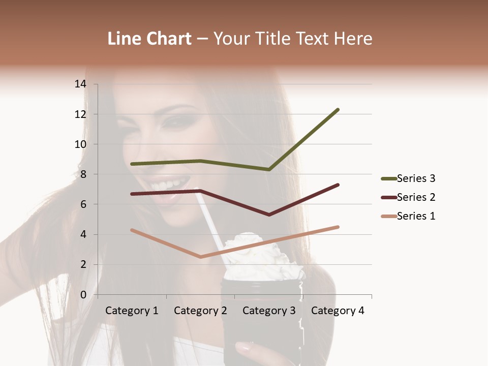 Photography Happy Woman PowerPoint Template