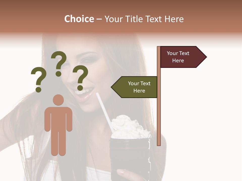 Photography Happy Woman PowerPoint Template