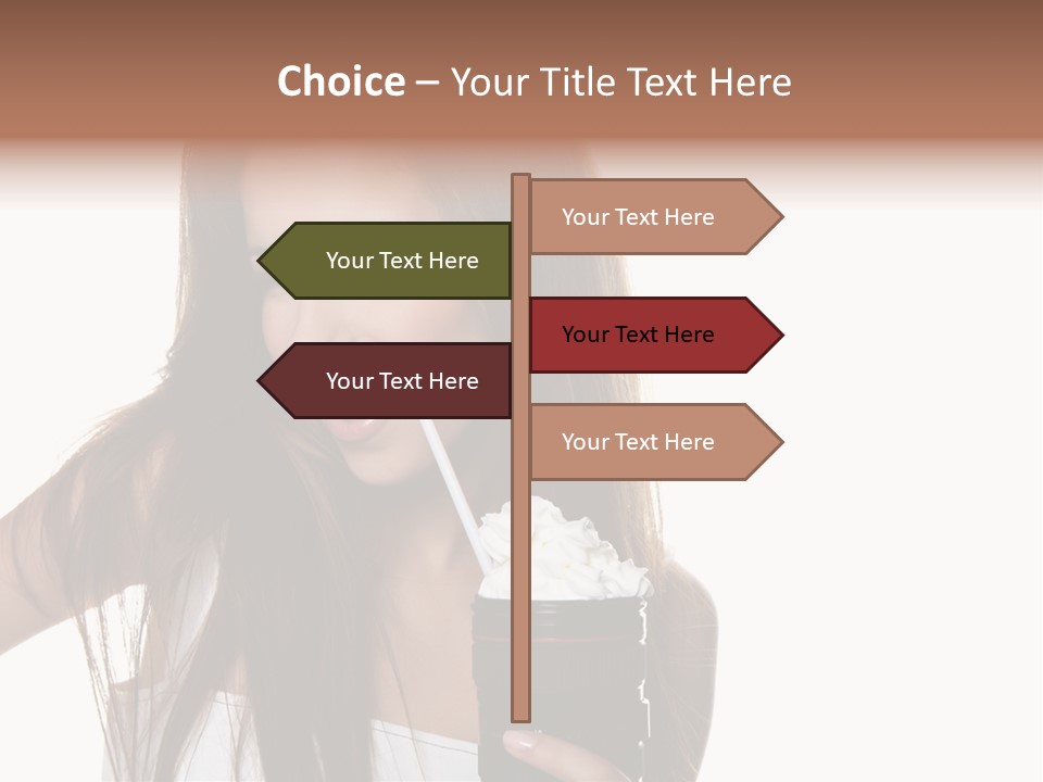 Photography Happy Woman PowerPoint Template