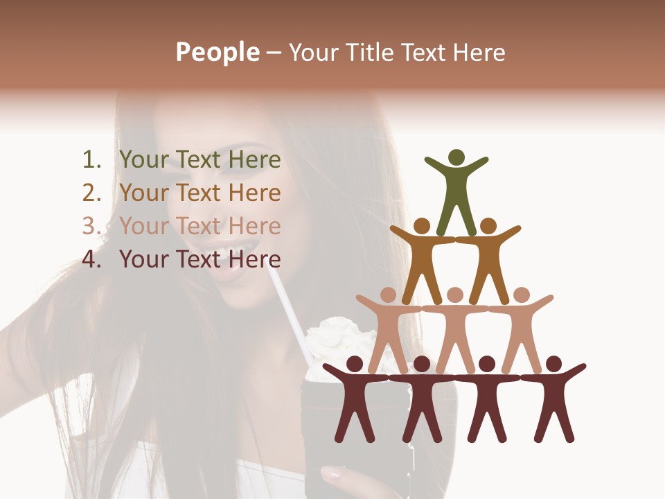 Photography Happy Woman PowerPoint Template