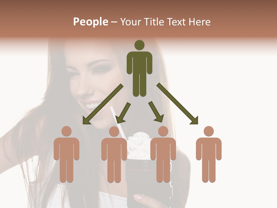 Photography Happy Woman PowerPoint Template