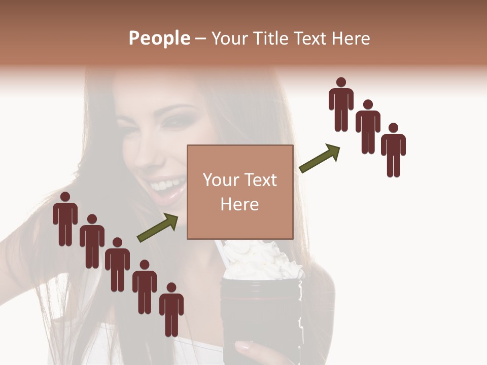 Photography Happy Woman PowerPoint Template