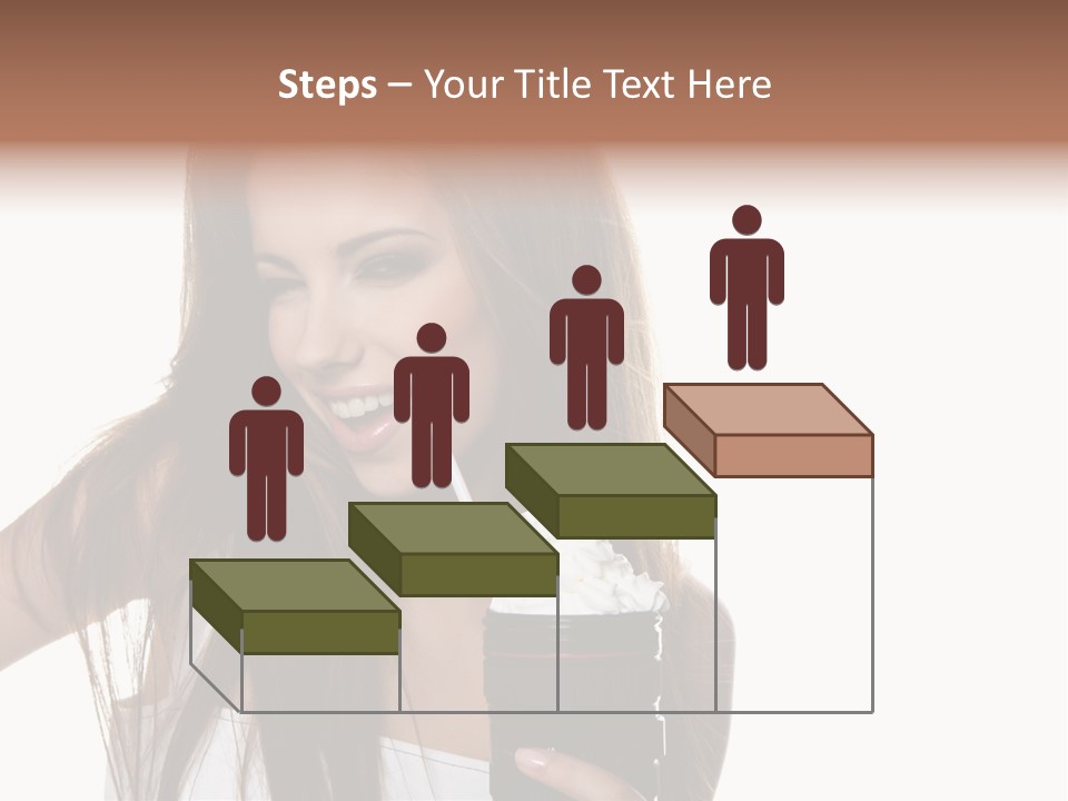 Photography Happy Woman PowerPoint Template