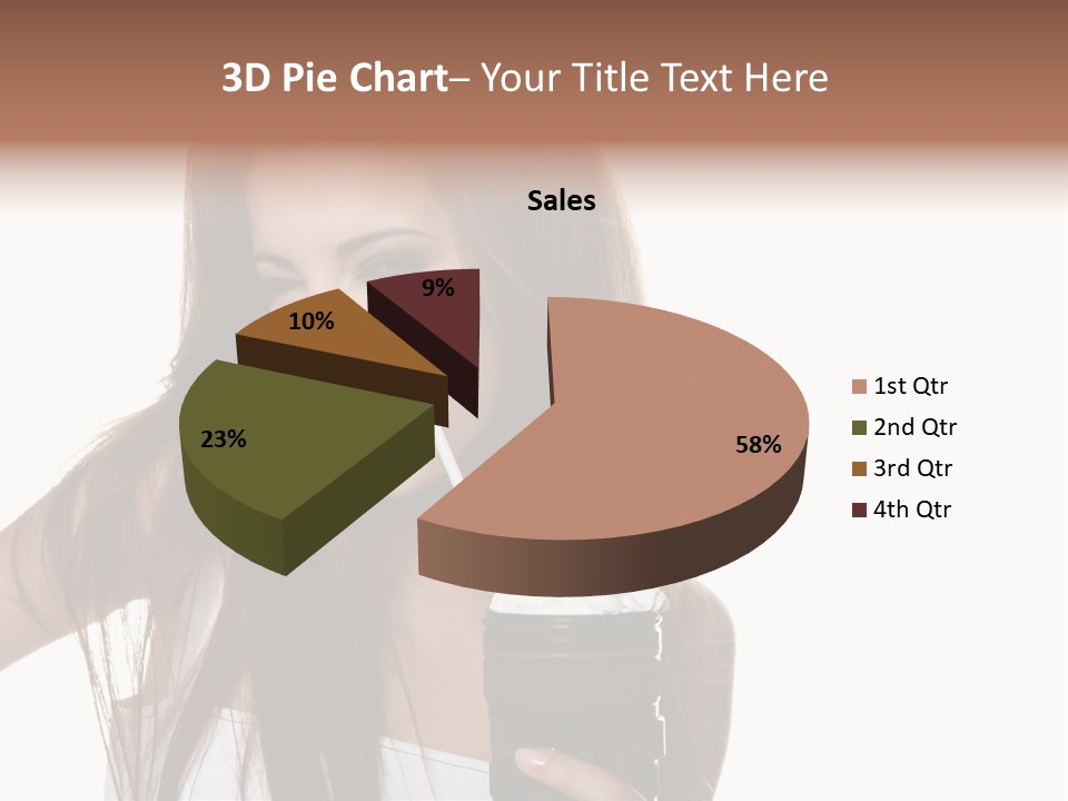 Photography Happy Woman PowerPoint Template