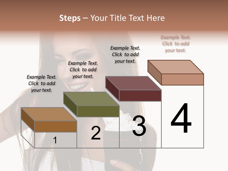 Photography Happy Woman PowerPoint Template