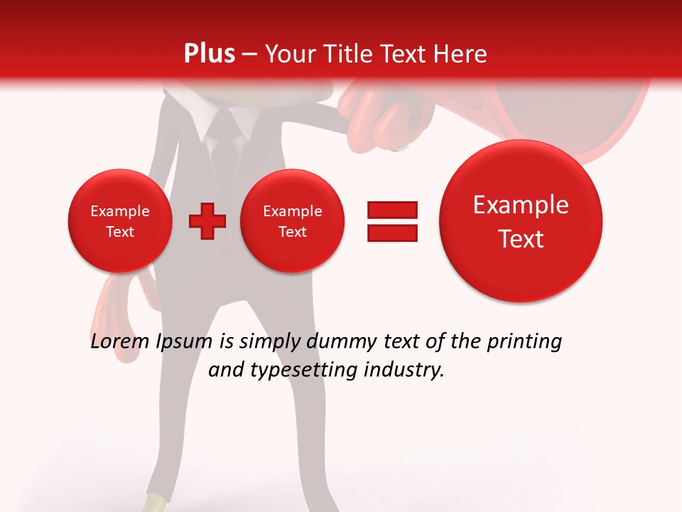 Illustration Animal Frog PowerPoint Template