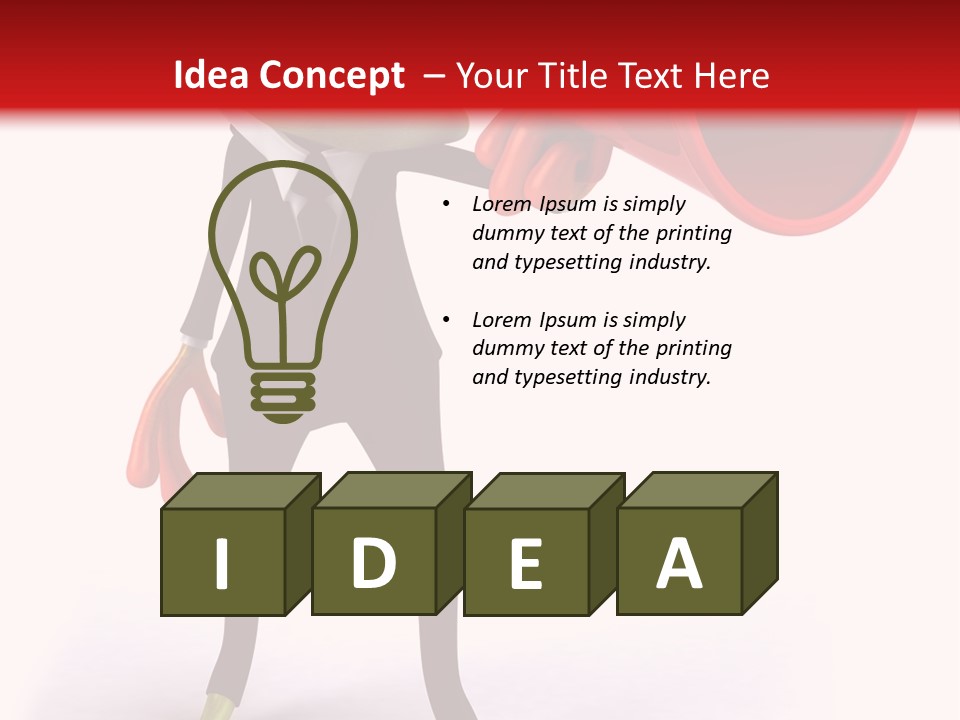 Illustration Animal Frog PowerPoint Template