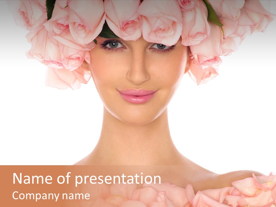 Rosy Joy Rose Coloured PowerPoint Template