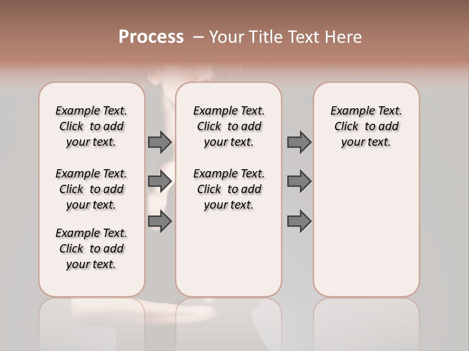 Eyeglasses Fashion Pose PowerPoint Template