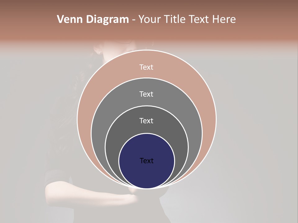 Eyeglasses Fashion Pose PowerPoint Template