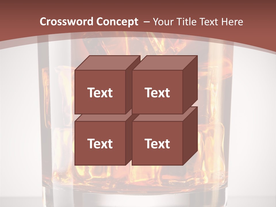 Whisky Drunk Yellow PowerPoint Template