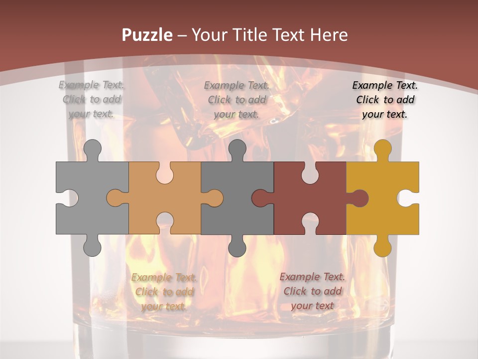 Whisky Drunk Yellow PowerPoint Template