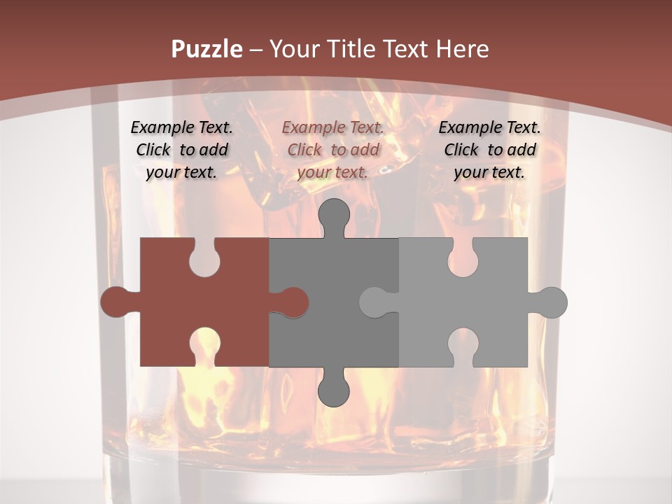 Whisky Drunk Yellow PowerPoint Template