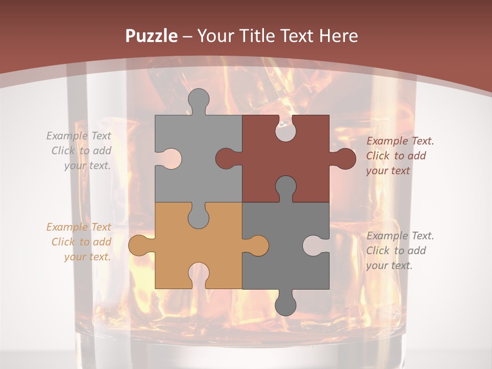 Whisky Drunk Yellow PowerPoint Template