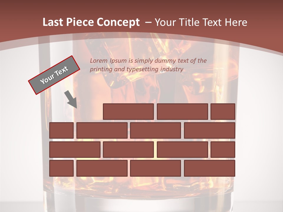 Whisky Drunk Yellow PowerPoint Template