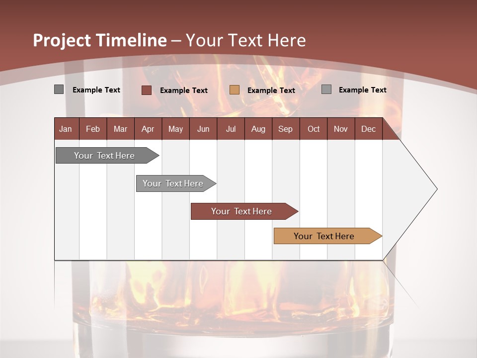 Whisky Drunk Yellow PowerPoint Template