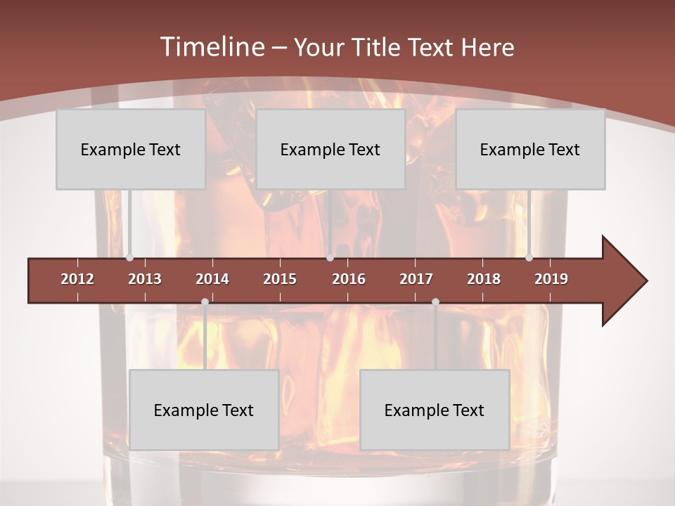 Whisky Drunk Yellow PowerPoint Template