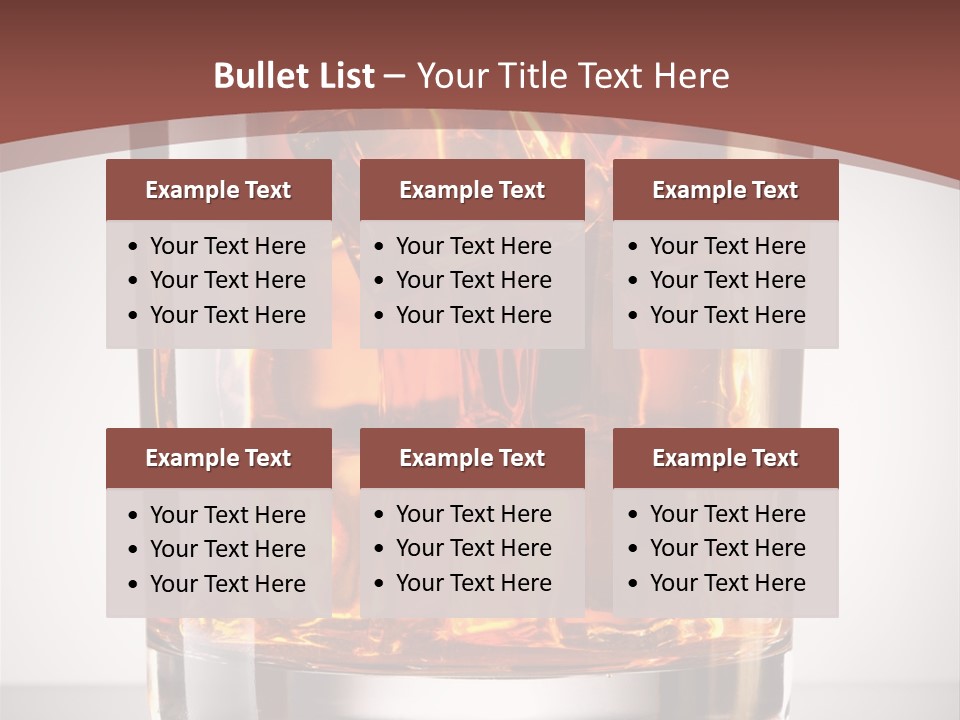 Whisky Drunk Yellow PowerPoint Template