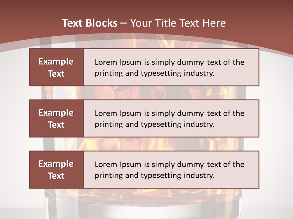 Whisky Drunk Yellow PowerPoint Template