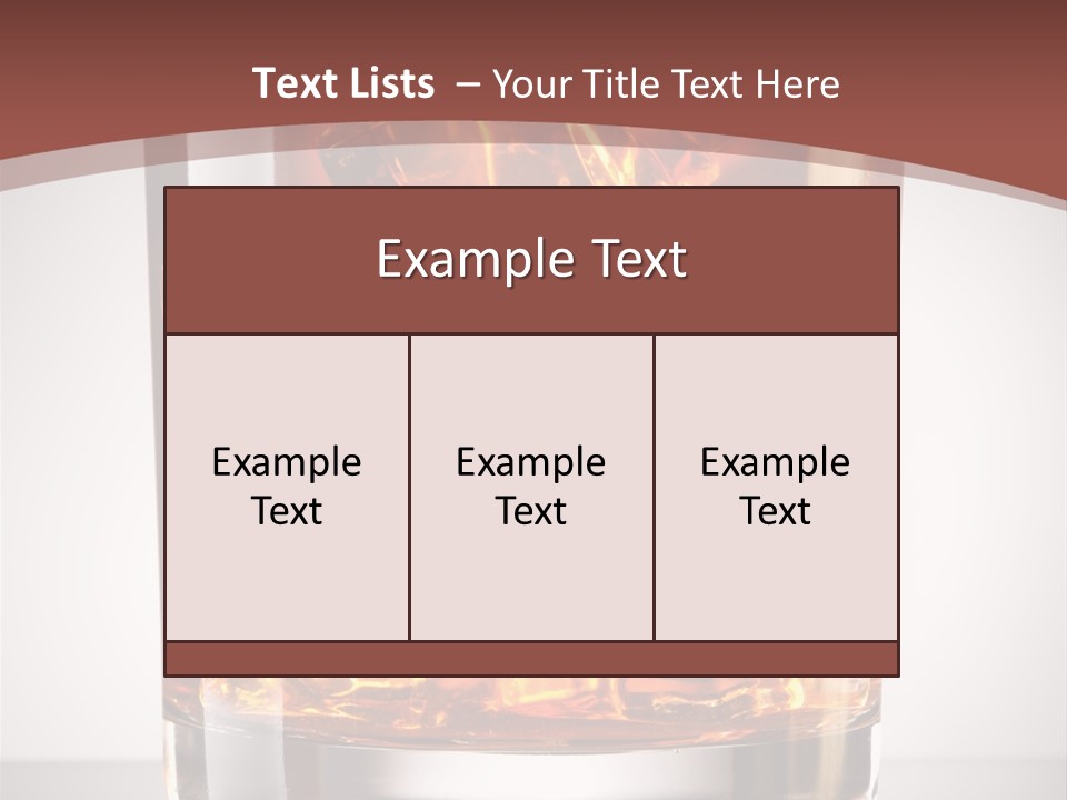 Whisky Drunk Yellow PowerPoint Template