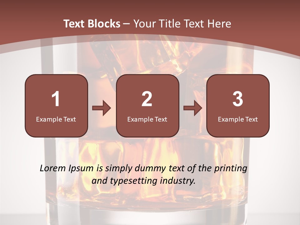 Whisky Drunk Yellow PowerPoint Template