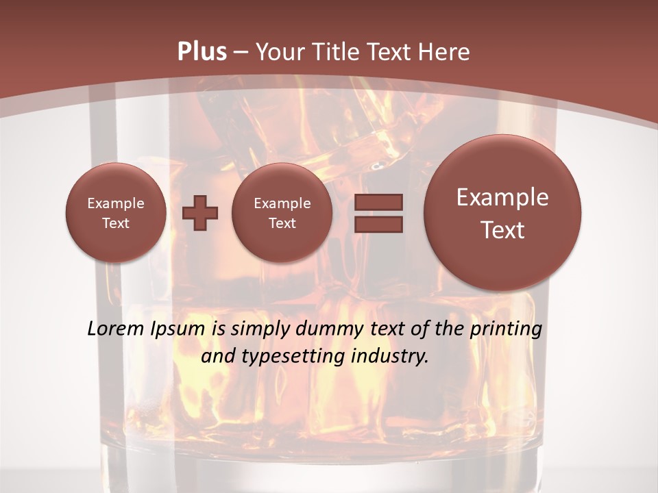 Whisky Drunk Yellow PowerPoint Template