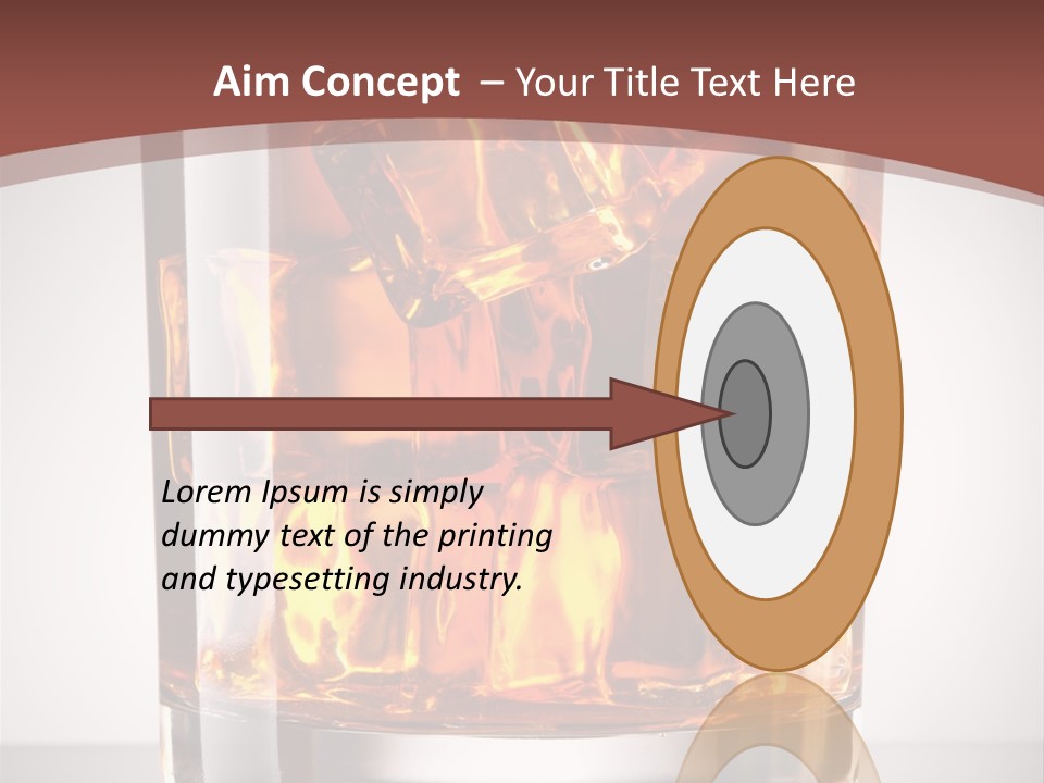 Whisky Drunk Yellow PowerPoint Template