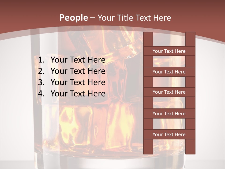 Whisky Drunk Yellow PowerPoint Template