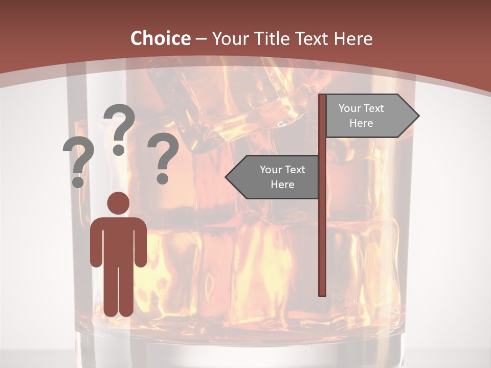 Whisky Drunk Yellow PowerPoint Template