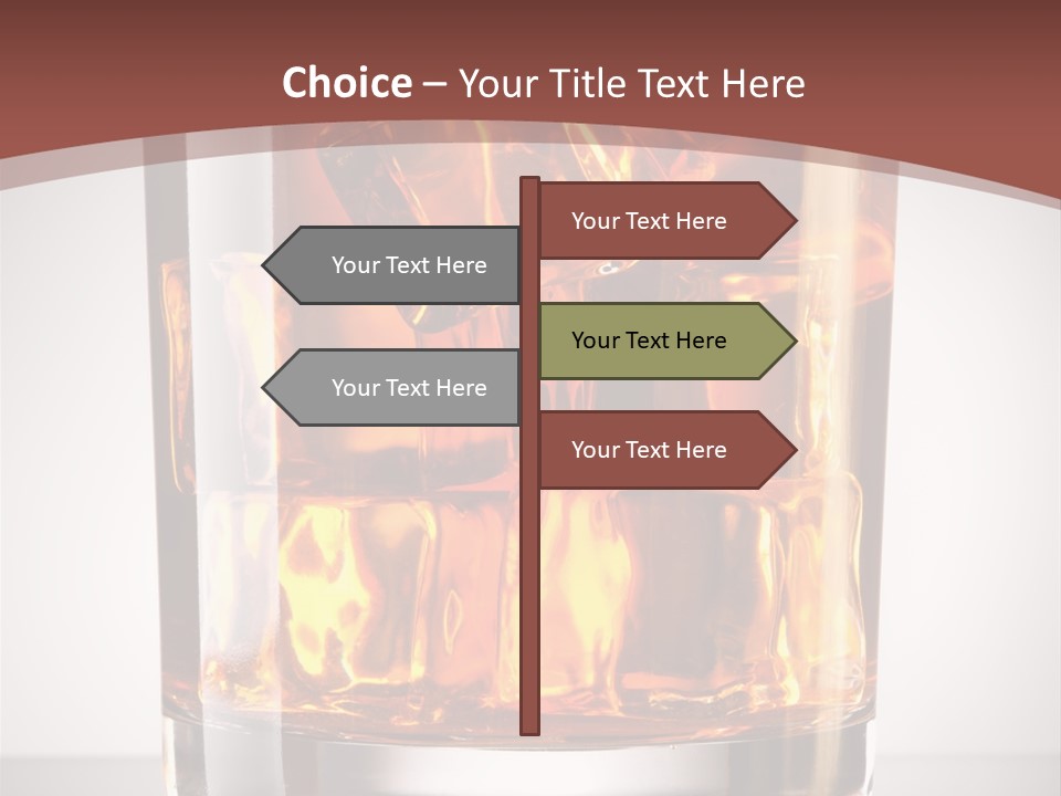 Whisky Drunk Yellow PowerPoint Template