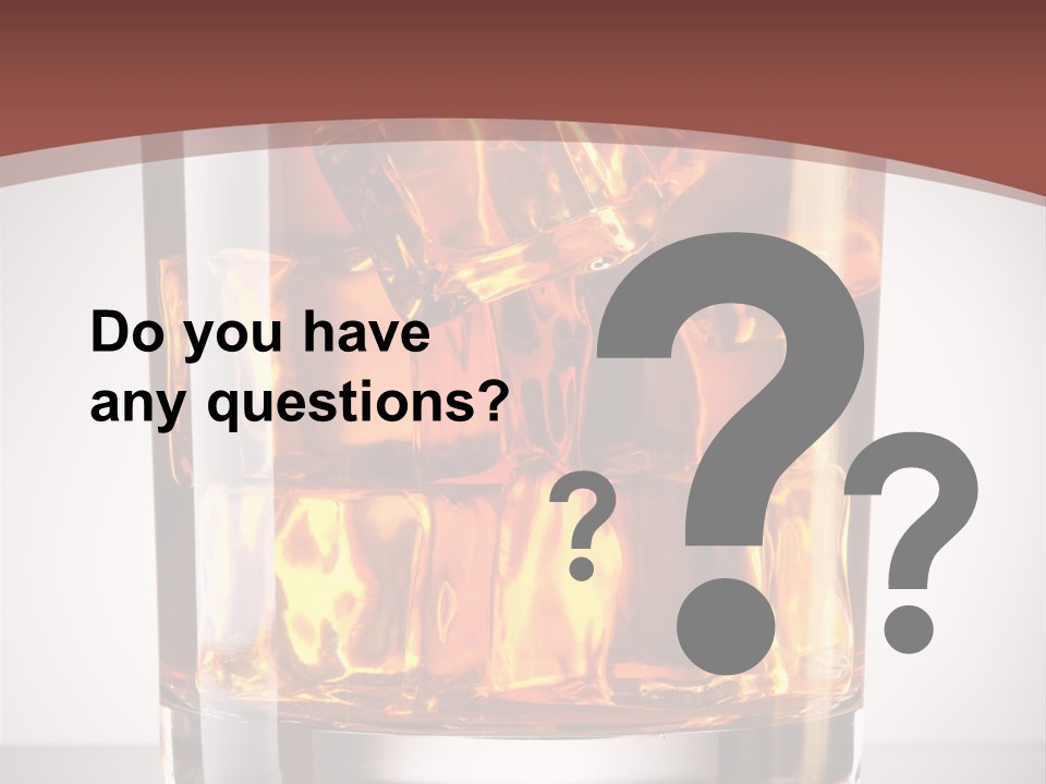 Whisky Drunk Yellow PowerPoint Template