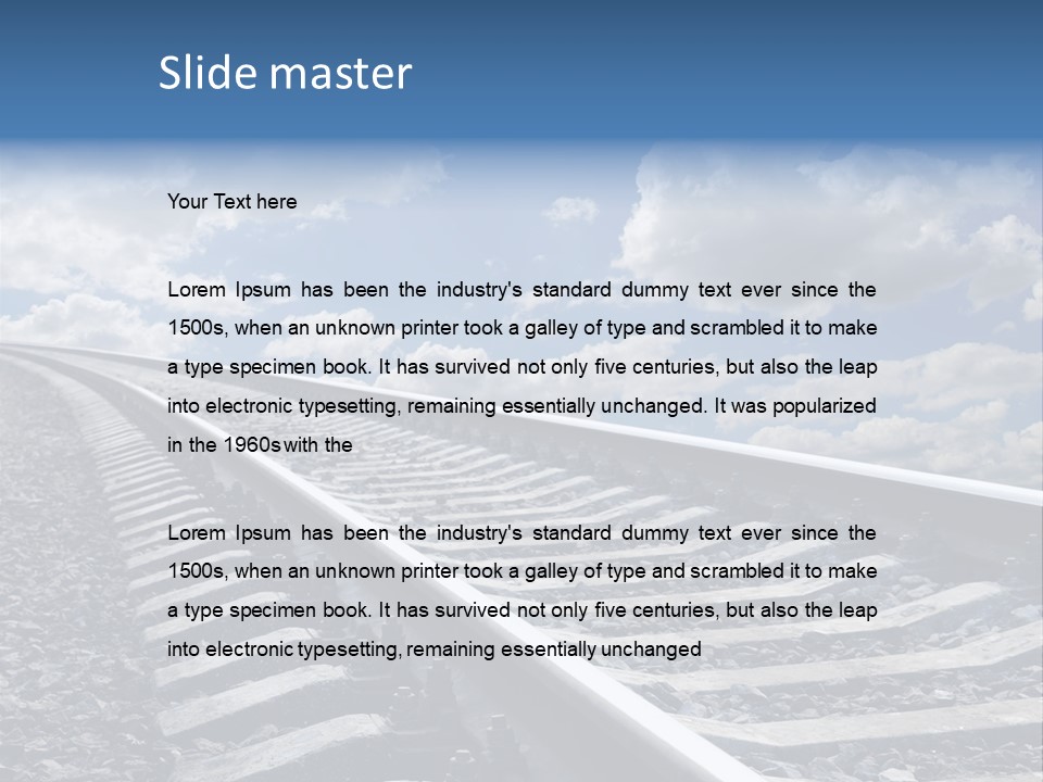 Logistic Direction View PowerPoint Template